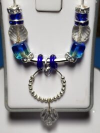 Midnight Blue Charm Necklace
