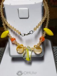 Bursting Yellow Necklace