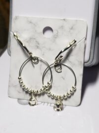 Silver Charmed Earrings