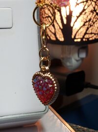 Red Crystal Mermaid Necklace